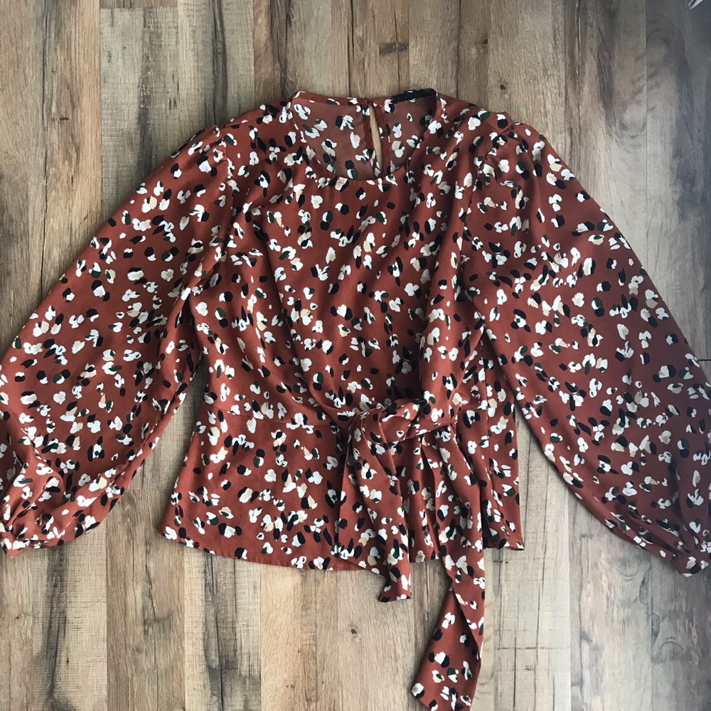 Floral fall top